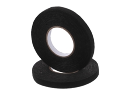 Fita De Flanela Preta 9mm X 15m Para Chicotes Cabos, 2 Peças