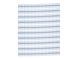 10 Pcs Espinho de Encadernação Folheto 30 Buracos 10mm, Plástico Pp Resistente, Azul