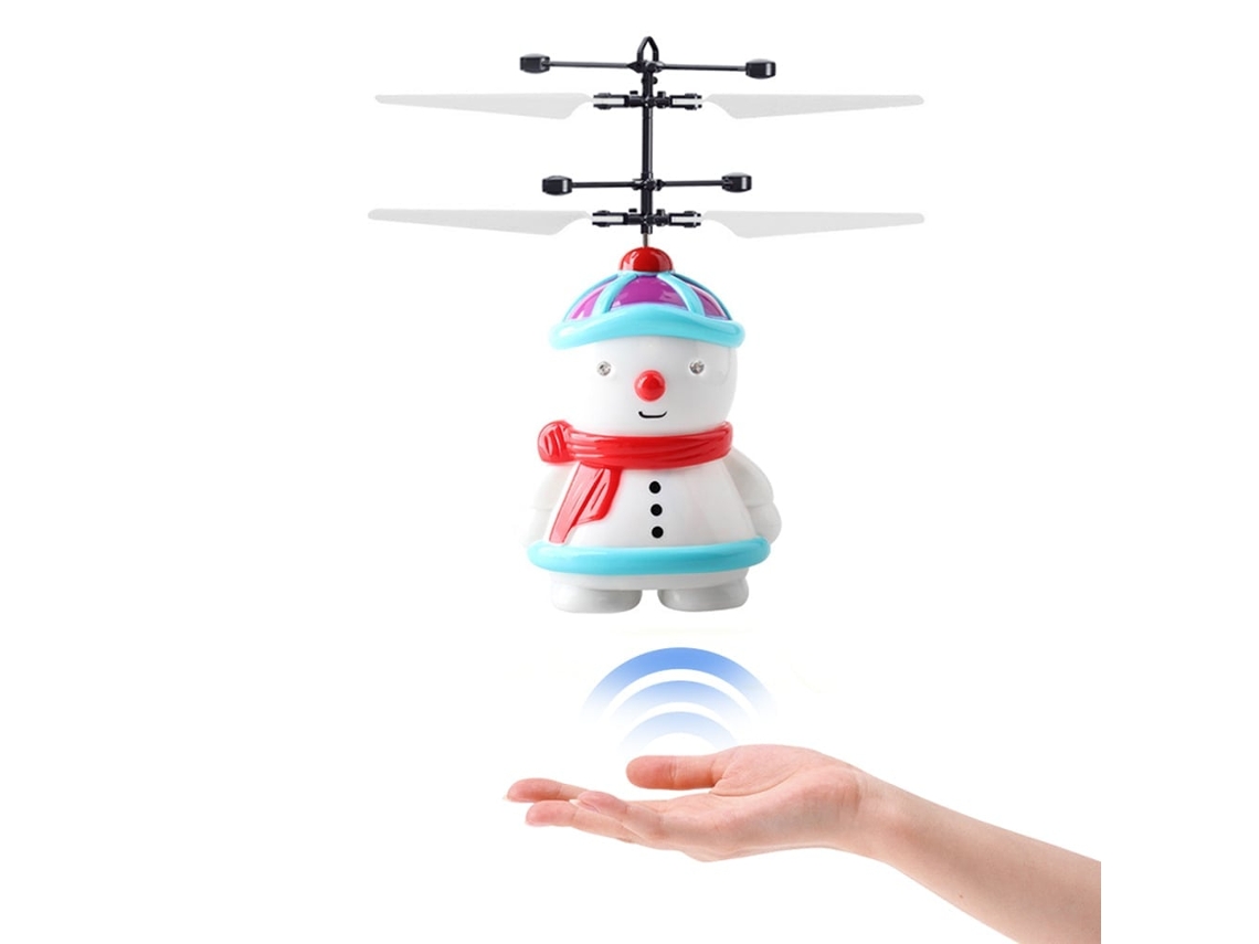 Primerox avião de Indução Boneco de Neve Usb Recarregável Brinquedo Voador com Detecção Inteligente e Material Seguro