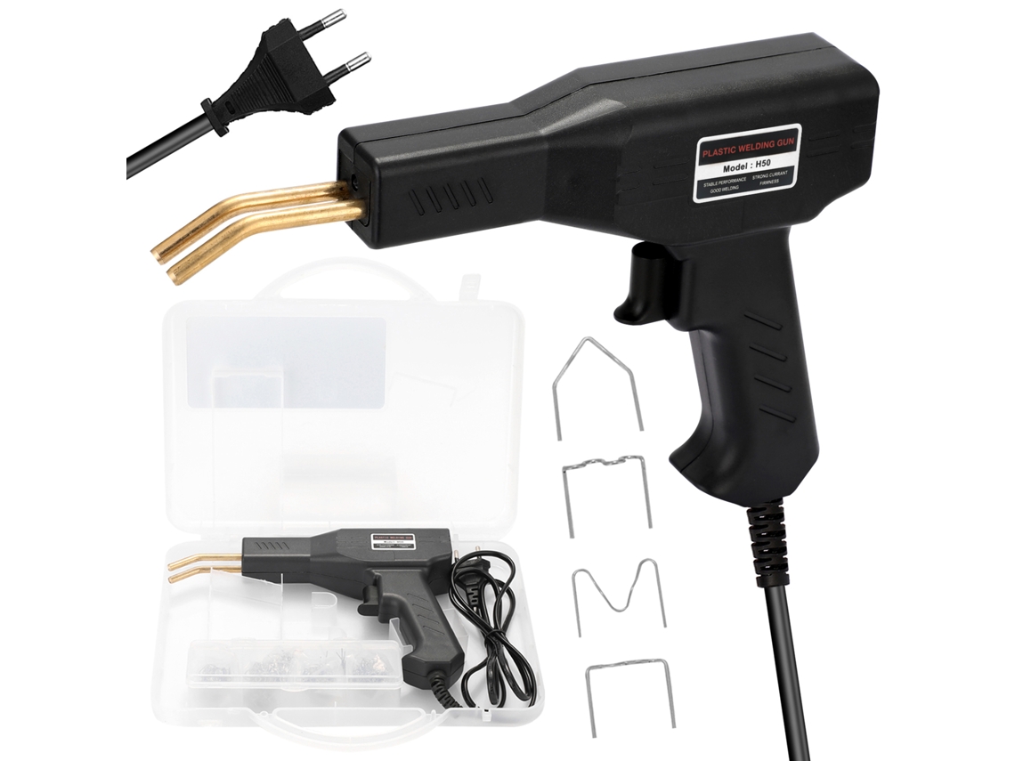 Ferramenta de soldagem para reparo de plásticos, vedações, para-choques de carros e escritórios.
