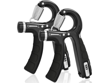 Fortalecedor De Antebraço Audburn Fortalecedor De Preensão Manual Resistência Ajustável 5 60kg Preto