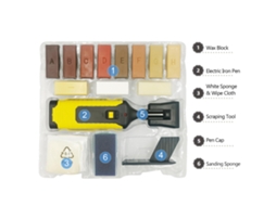 Kit de reparo de piso de madeira e móveis (para remendar furos, adequado para vários cenários)