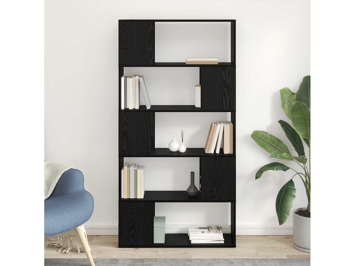 Vidaxl Conjunto De Móvel De Tv 80 X 24 X 156 Cm Preto
