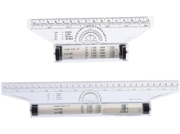 Conjunto De 2 Réguas Paralelas Baluue Para Medição Ângulos E Desenho, Portáteis, Em Plástico, Ideais Para Escritório E