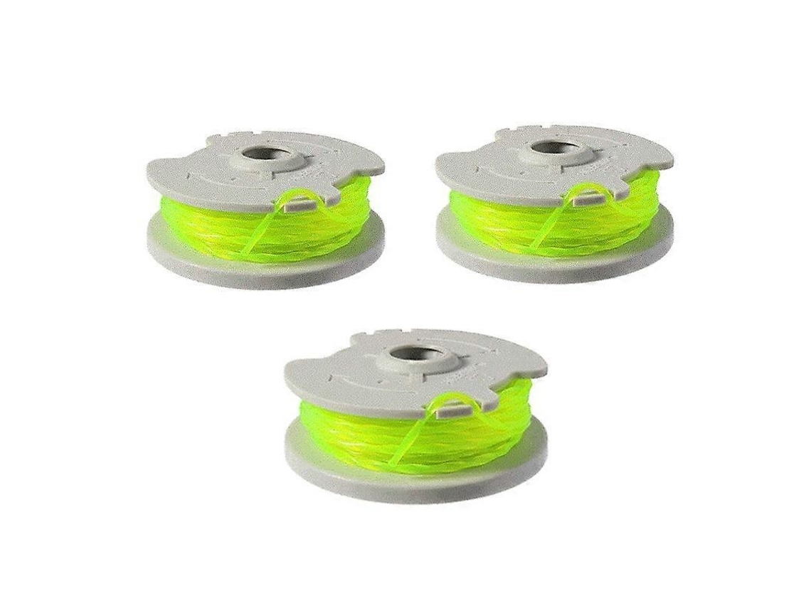 Compatível com Worx Wa0014, Kit com 3 Carretéis de Fio para Aparador de Grama AQUAFORGE