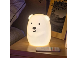 Omni luz Noturna Led Oso Niño 9 Cores Usb Recarregável com Controle Remoto Leve para Crianças e Adultos Quarto