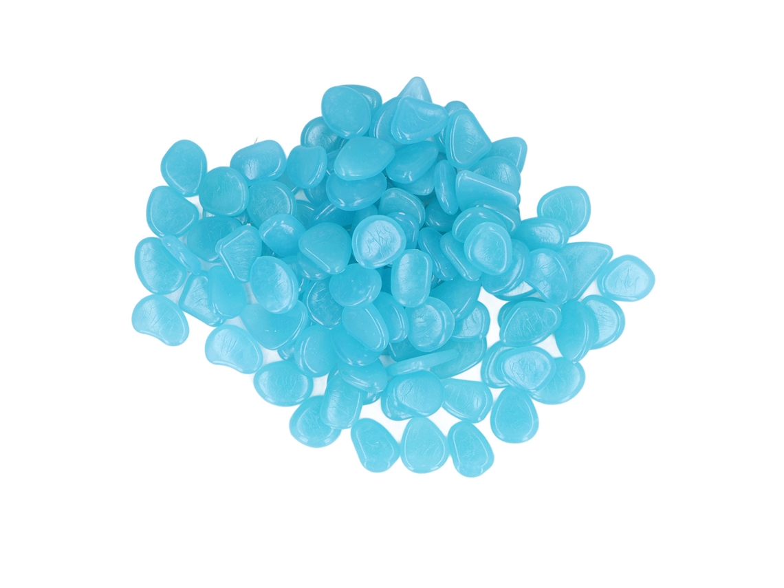 Pedras Luminosas LAXISCREED Jardim Azul Claro