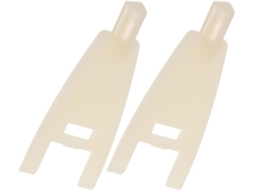 Conjunto Com 2 Chaves De Plástico Bege Para Dispensador De Papel Higiênico E Toalha De Mão.