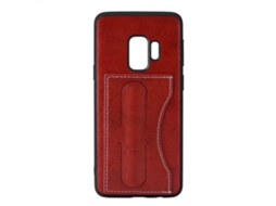 Capa de Couro para Telefone Capa Protetora Traseira para Samsung Galaxy S9 EOOCOO (suporte com Slot para Cartão)