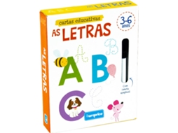 Jogo Educativo EUROPRICE Cartas Educativas Letras (Idade Mínima: 3)