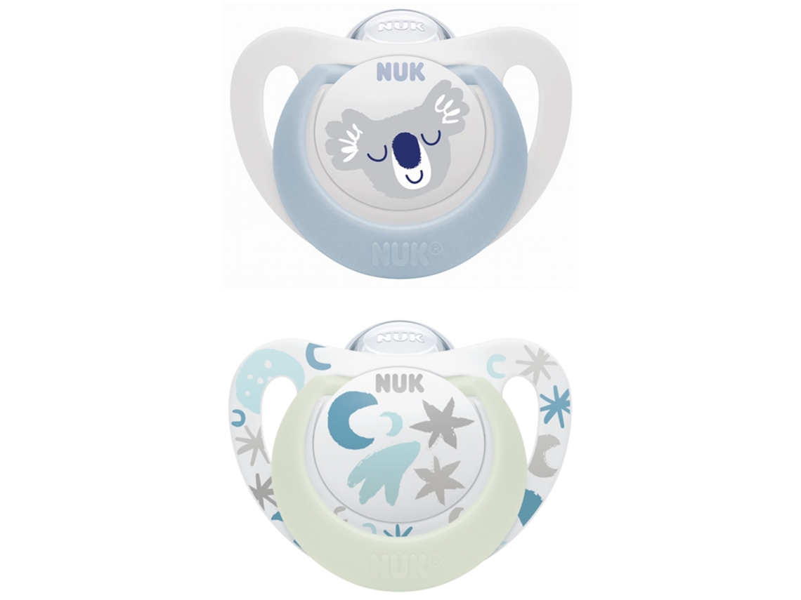 Chucha de silicone Starlight Day & Night 2 0-6 meses Modelo: Koala/Night NUK