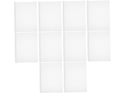 Conjunto De 10 Capas Para Livros Com Barra Deslizante Transparente, Pastas De Arquivo Com Alavanca D Gokoco