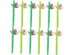 Conjunto De 12 Canetas Em Gel Fofas Com Capas Macias, Design