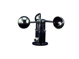 Anemômetro Com Sensor De Vento Abs Rs485 De 3 Copos, Preto