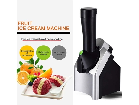 Máquina Elétrica de Sorvete de Sobremesa de Frutas - ROKOO - Capacidade 1,3L ROKOO