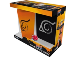 Gift Set Naruto: Konoha Pack Copo Xxl 400 Ml Pin Notebook A6
