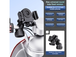 Suporte Para Celular Para Motocicleta Com Rotação De 360° E Navegação.