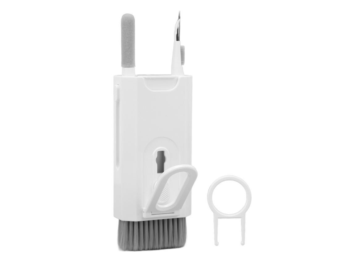 8 In 1 Phone Cleaning Brush Multifunctional Cleaning Brush For Computer Keyboard Headset Laptop Camera Lens White LAXISCREED