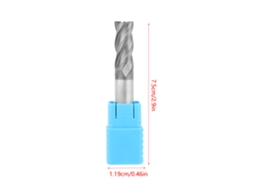 Fresadoras De Carboneto Laxiscreed Com 4 Dentes, Shank Reto Para Usinagem De Alta Precisão
