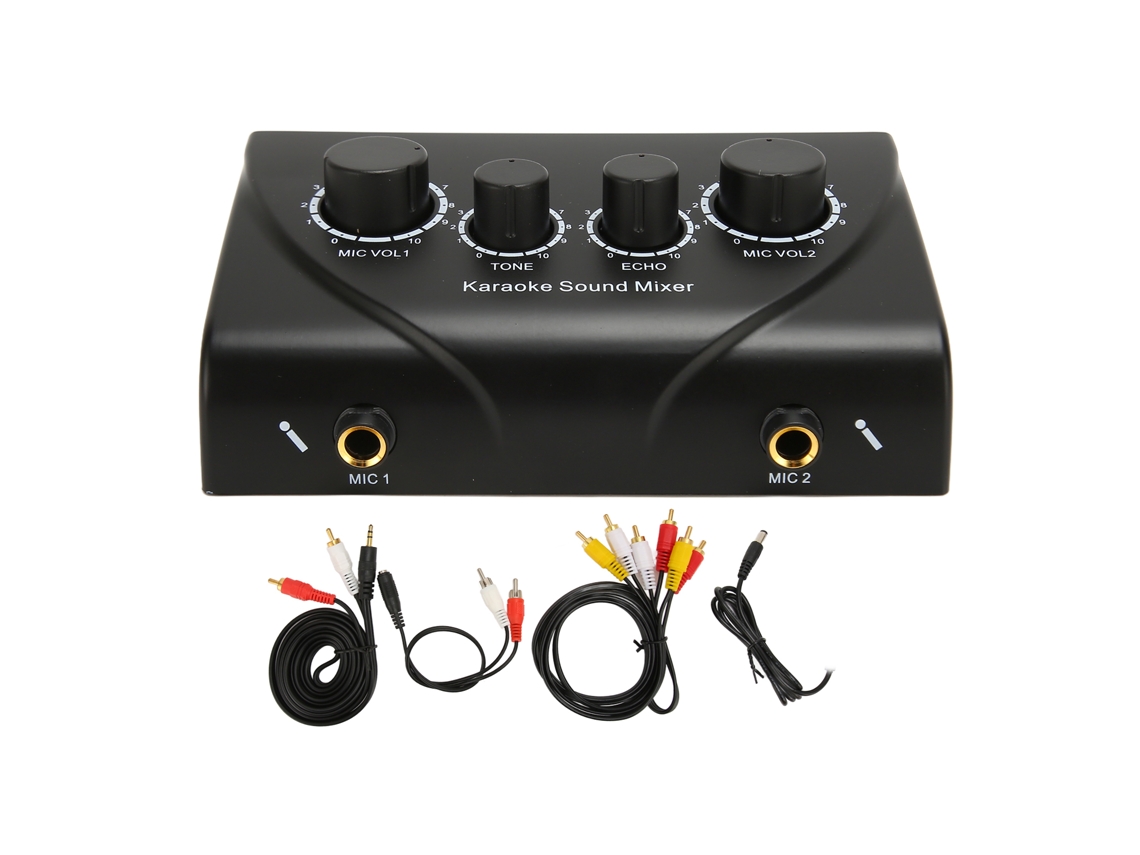Misturador Karaoke LAXISCREED com Reverb 100 240v