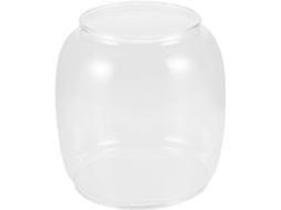 Difusor De Luz Redondo De Vidro Para Uso Diurno, Com Design Retrô Nostálgico Para Lamparina A Óleo.