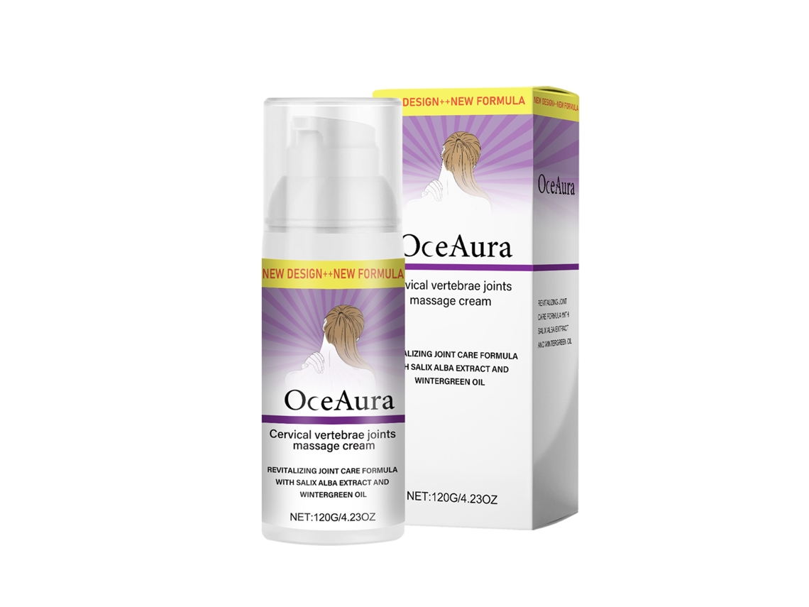Creme de Massagem Diária para Pescoço e Ombros Cuidado Suave