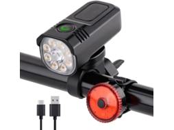 Luz De Bicicleta 2500 Lúmens Para Pedalar À Noite, Farol E Lanterna