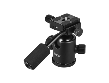 Lidar Com Tripé Bola Cabeça 360 Graus De Rotação Panorâmica Esférica Com 1/4 Polegada Srew 3/8 Polegada Andoer