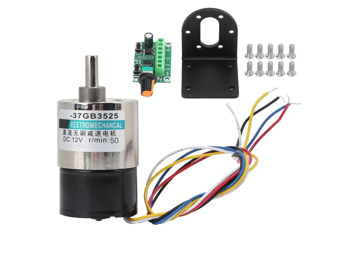Placa Controladora De Velocidade Cc Alto Torque Com Motor Brushless Xd 37gb3525, Suporte Resistente Ao Desgaste