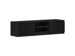 Móvel de Tv 140x40x36 Cm Derivados de Madeira Carvalho Preto MAISON EXCLUSIVE