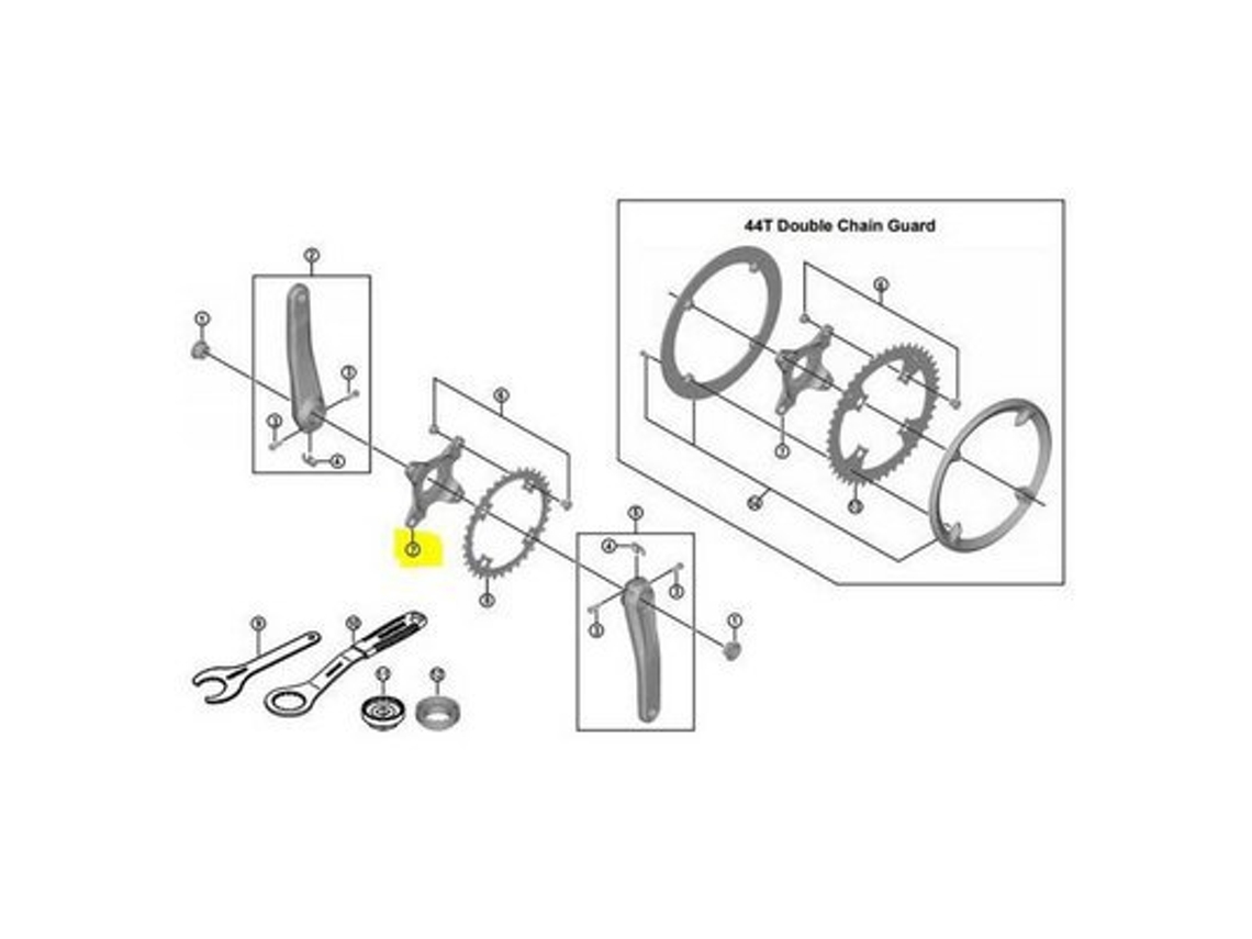 Aranha Steps E8000 Preto 104 Mmshimano