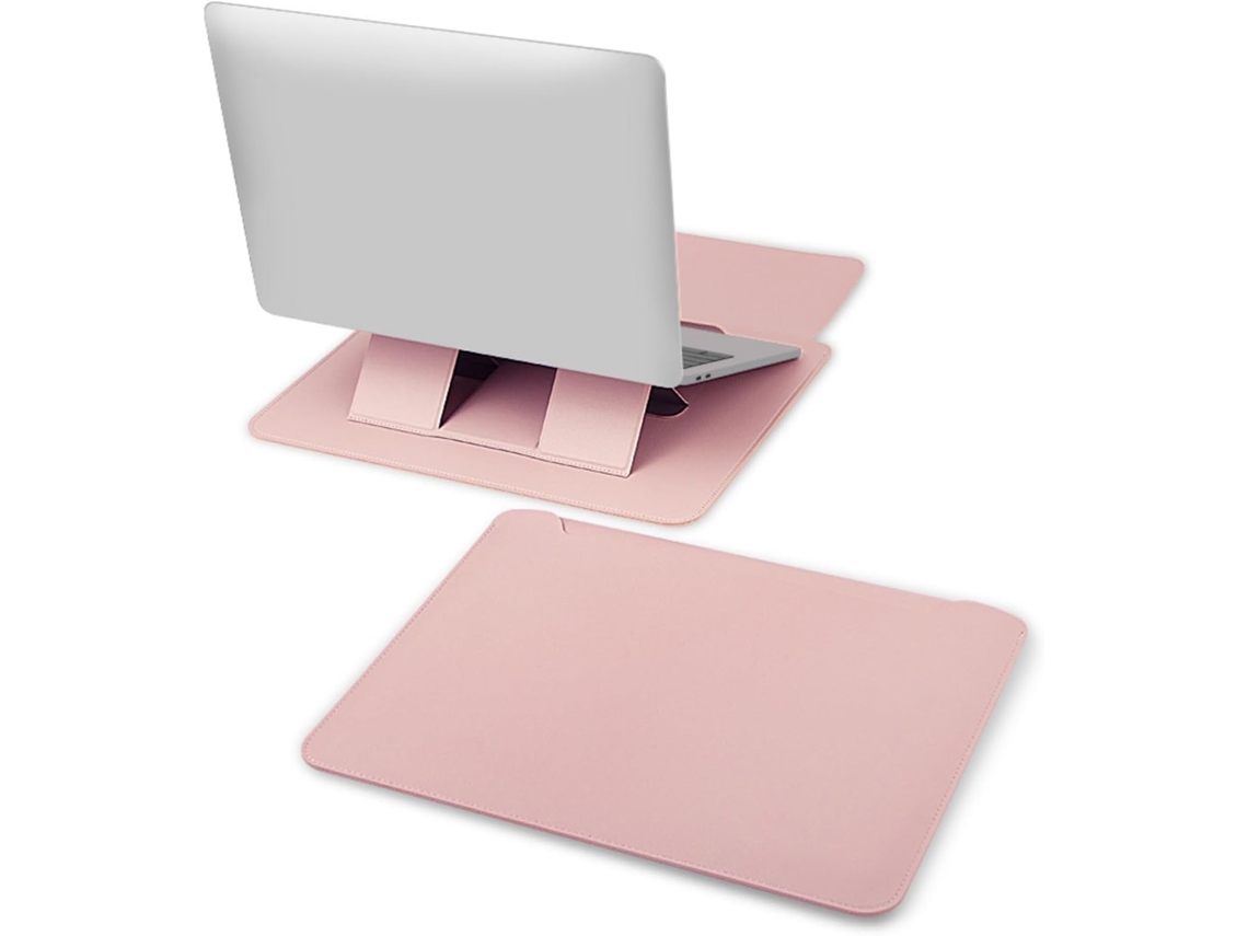 Capa Para Laptop Em Couro Pu Para Laptops De 13/14" Com Suporte Para Laptops E Tablets De 13".