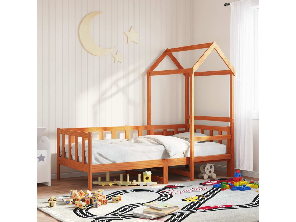 Vidaxl Conjunto De Cama Day 2 Unid. Marrom Cera