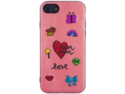 Capa iPhone 6, 6s, 7, 8 SILVIA TOSI Embroidered Tumtum Multicor