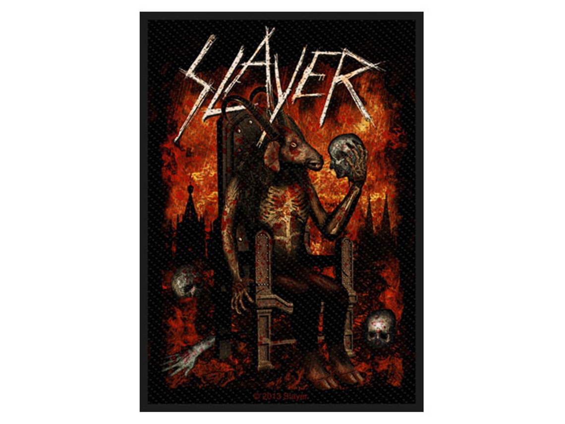 Emblema de Coser ROCK OFF Slayer Devil On Throne
