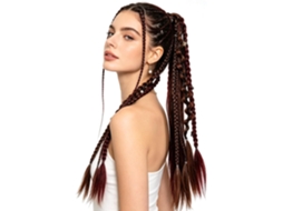 Extensão de Cabelo Trançado, 4 Fios de Dreadlocks Boêmio
