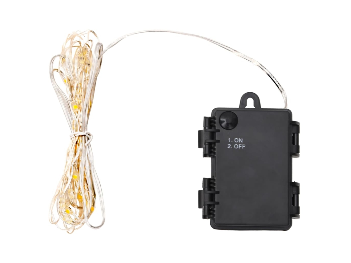 Vidaxl Cordão De Iluminação Com 110 Luzes Led E Ventilador 1100 Cm