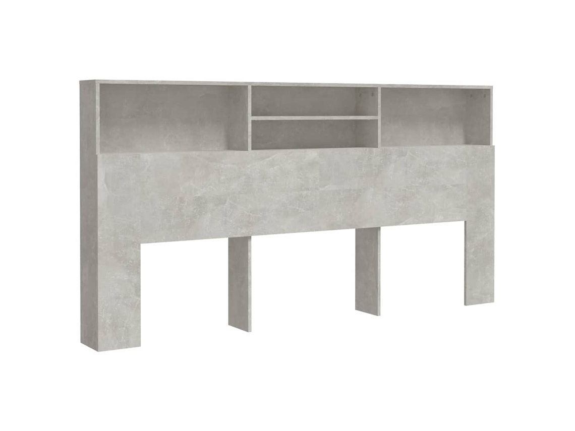 Cabeceira Armário 200x19x103,5 Cm Cinzento Cimento MAISON EXCLUSIVE