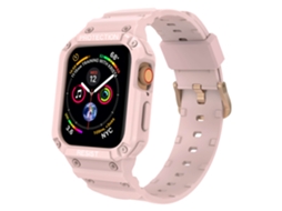Capa com Bracelete Endurance All-In-One para Apple Watch Series 3 42Mm Rosa
