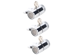 3pcs Válvula Desviadora De Grifo G1/4 Resistente A Altas Temperaturas Adaptador Universal Para Grifo De Lavabo