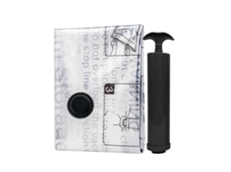 Sacos A Vácuo Para Armazenamento De Roupas, Ideal Viagens, Pacote Com 4 Unidades E Bomba Manual. Economiza Espaço Roupas Cama, Cobertores, T