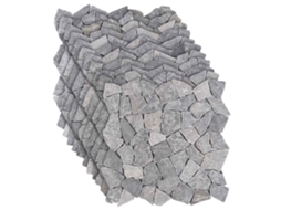 Vidaxl Azulejos De Mosaico Cinzento-claro 30 X 30 Cm Mármore