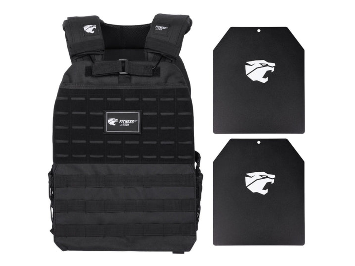 Chaleco Ponderado FITNESS TECH com Placas de Peso