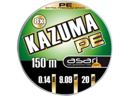 Linha de Pesca trançadas ASARI Kazuma 8x Pe (0.180 mm - 0,10 mm)
