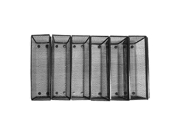 Organizador de gavetas Slowmoose de 6 peças, organizador de talheres de cozinha, bandeja para utensílios, organizador de malha metálica
