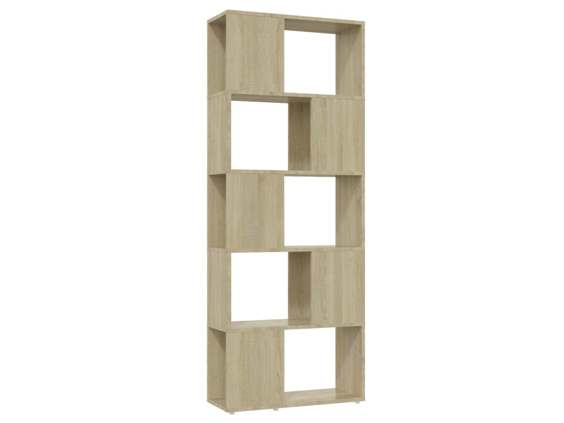 Book Cabinet, Book Cabinets Vidaxl Marrom Madeira Processada (60 X 24 X 155 Cm)