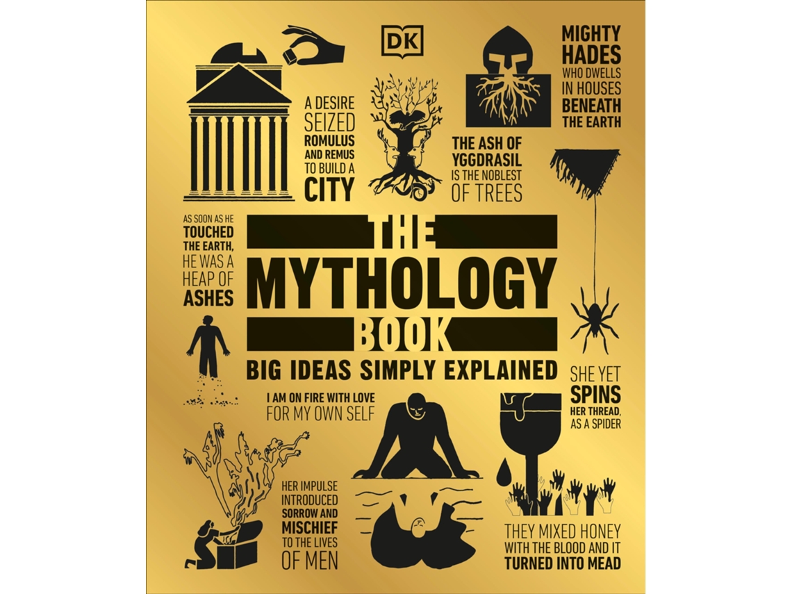 Livro The Mythology Book de Dk (Inglês - Capa Dura)