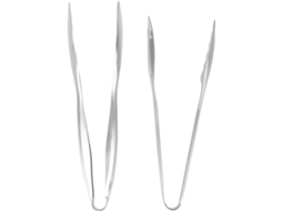 Pinças De Aço Inoxidável Happyyami, Conjunto De 2 Peças, Pinças De Cozinha Portáteis Antiaderentes, Para Churrasco E