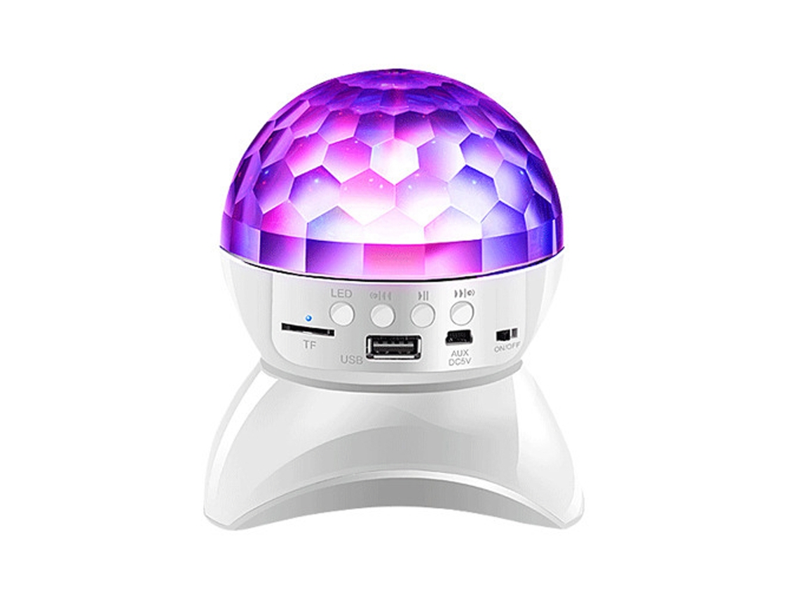 Luz de Palco EOOCOO (caixa de Som Bluetooth com Ambiente Colorido)