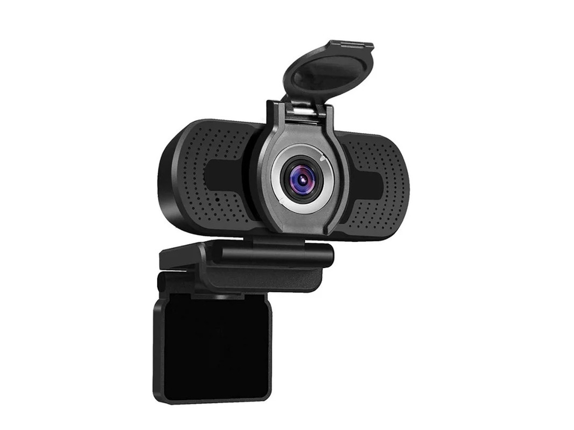 Webcam com microfone e capa de privacidade, Webcam Full HD 1080P com visão ampla para transmissão ao vivo, Webcams para laptop e desktop, Bestvite